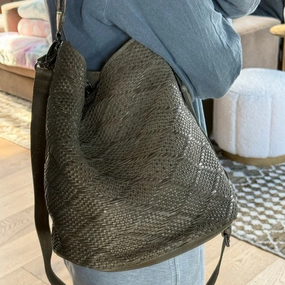 Olive Green Bucket Bag - Picture 1 of 13